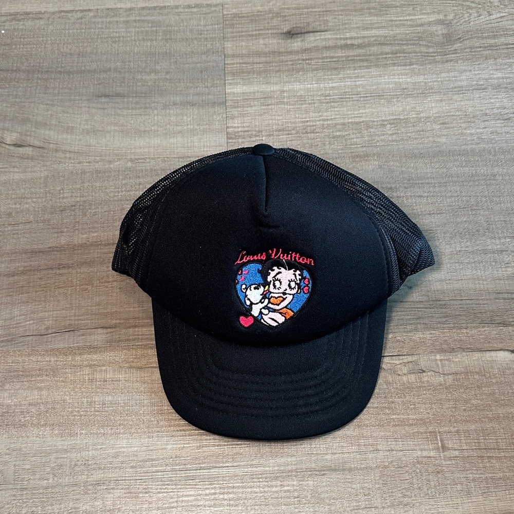 Mega Yacht “Louis Vuitton” Hat on Wooden Surface